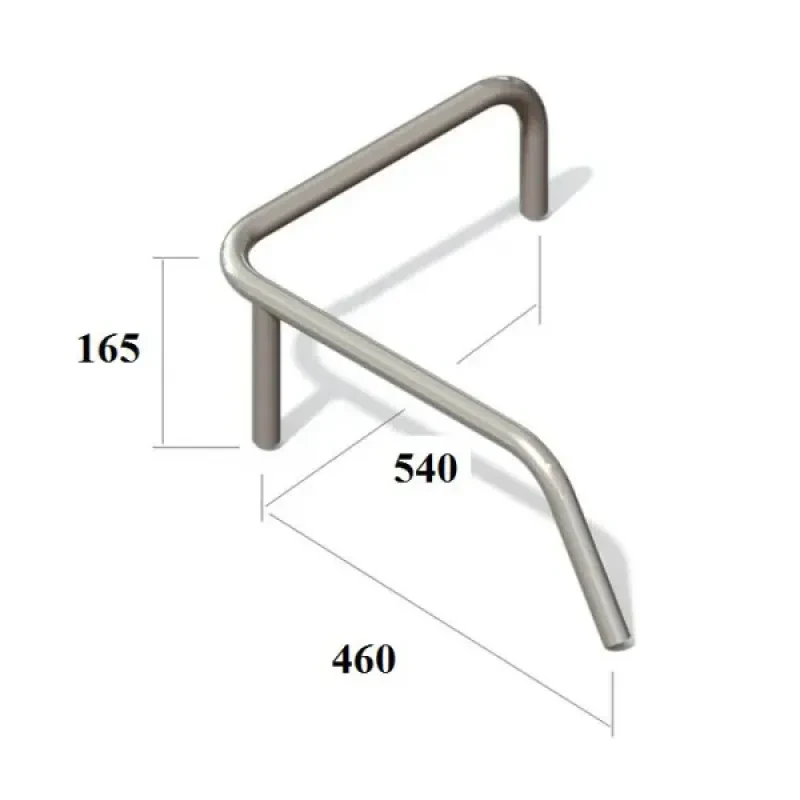 Техномарин Поручень кормовой правый борт(3 стойки) под заказ