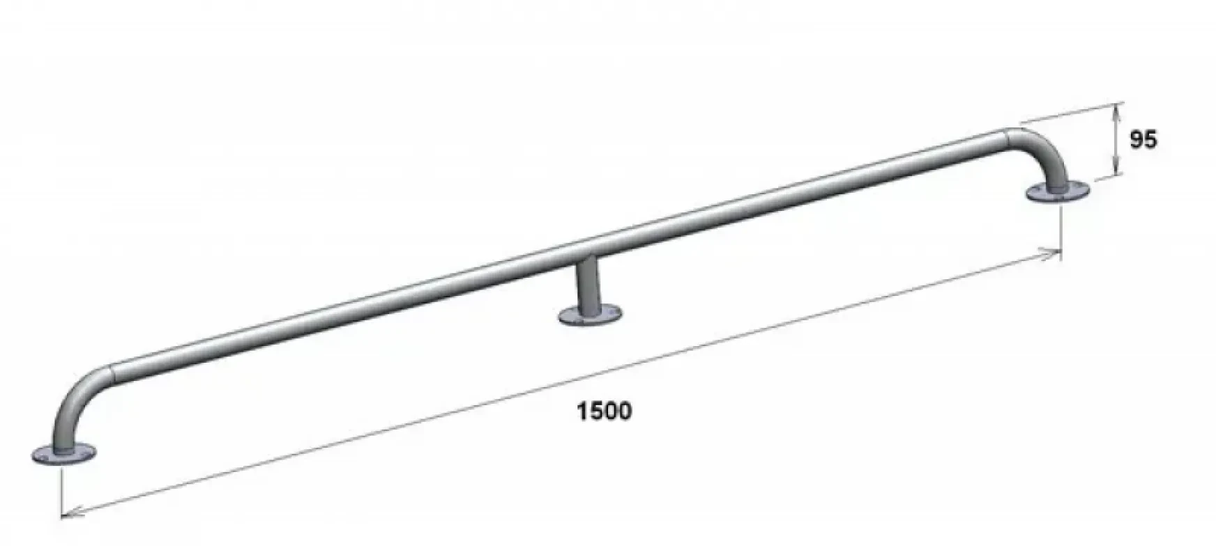 Поручень бортовой (катер "КАЗАНКА")