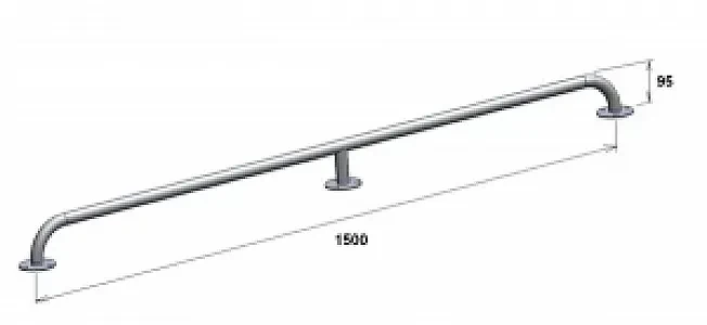 Поручень бортовой (катер "КАЗАНКА") 030232T