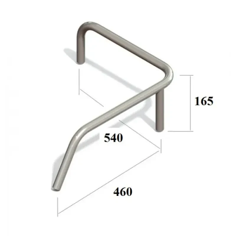Техномарин Поручень кормовой левый борт (3 стойки) под заказ