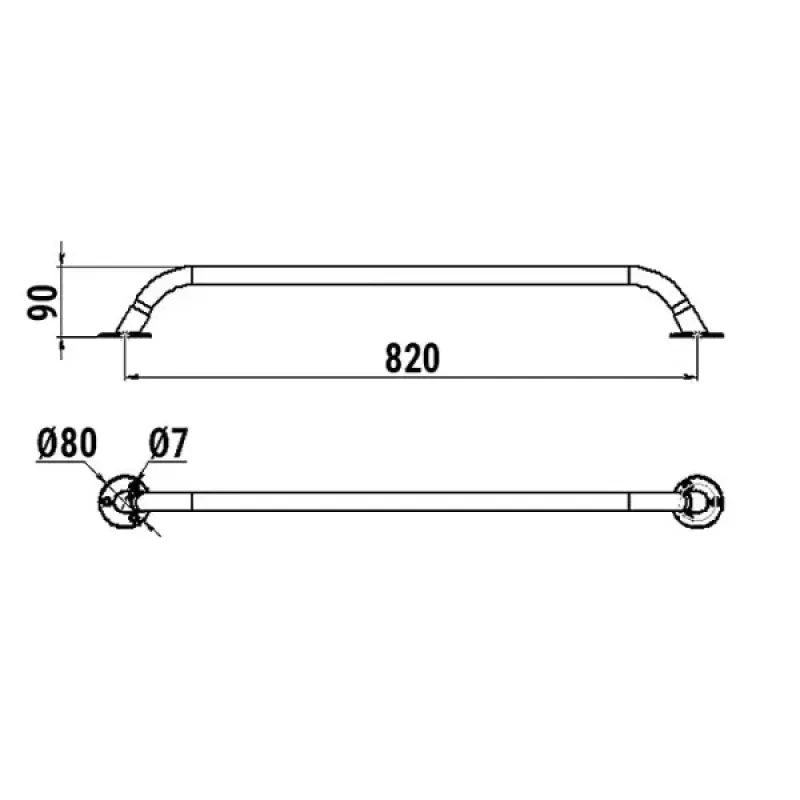 Техномарин Поручень из нержавеющей стали