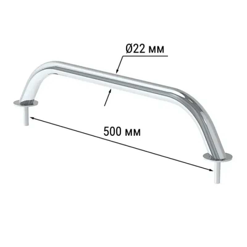 Техномарин Поручень диам 22мм, 500 мм.