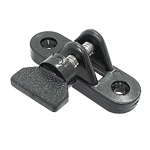 Кронштейн рамы тента палубный черный пластик с пласт.винтом CS0003