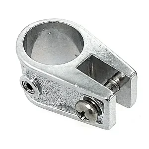 Кронштейн рамы тента 7/8" скользящий, сталь хромированная C0006-С