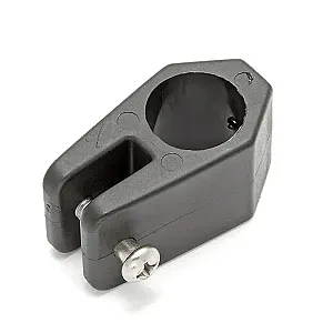 Кронштейн рамы тента 7/8" скользящий, пластмасса черная C0006-B