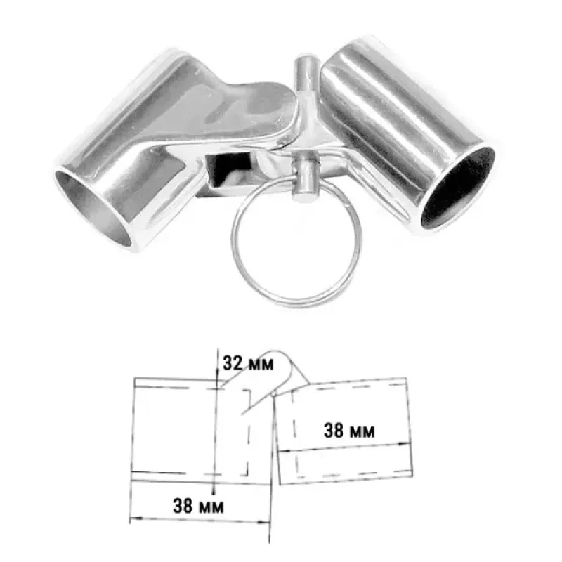 CIM Кронштейн соединительный, 25мм