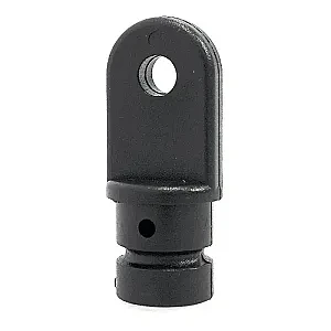 Наконечник рамы тента внутренний 16 мм, черный пластмассовый CS0005-B