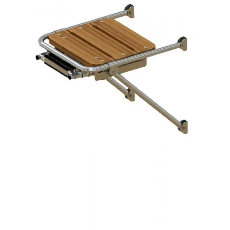 Техномарин Платформа кормовая с трапом 3 ступени черные