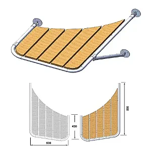 Платформа кормовая правый борт 430х530х890 121108T