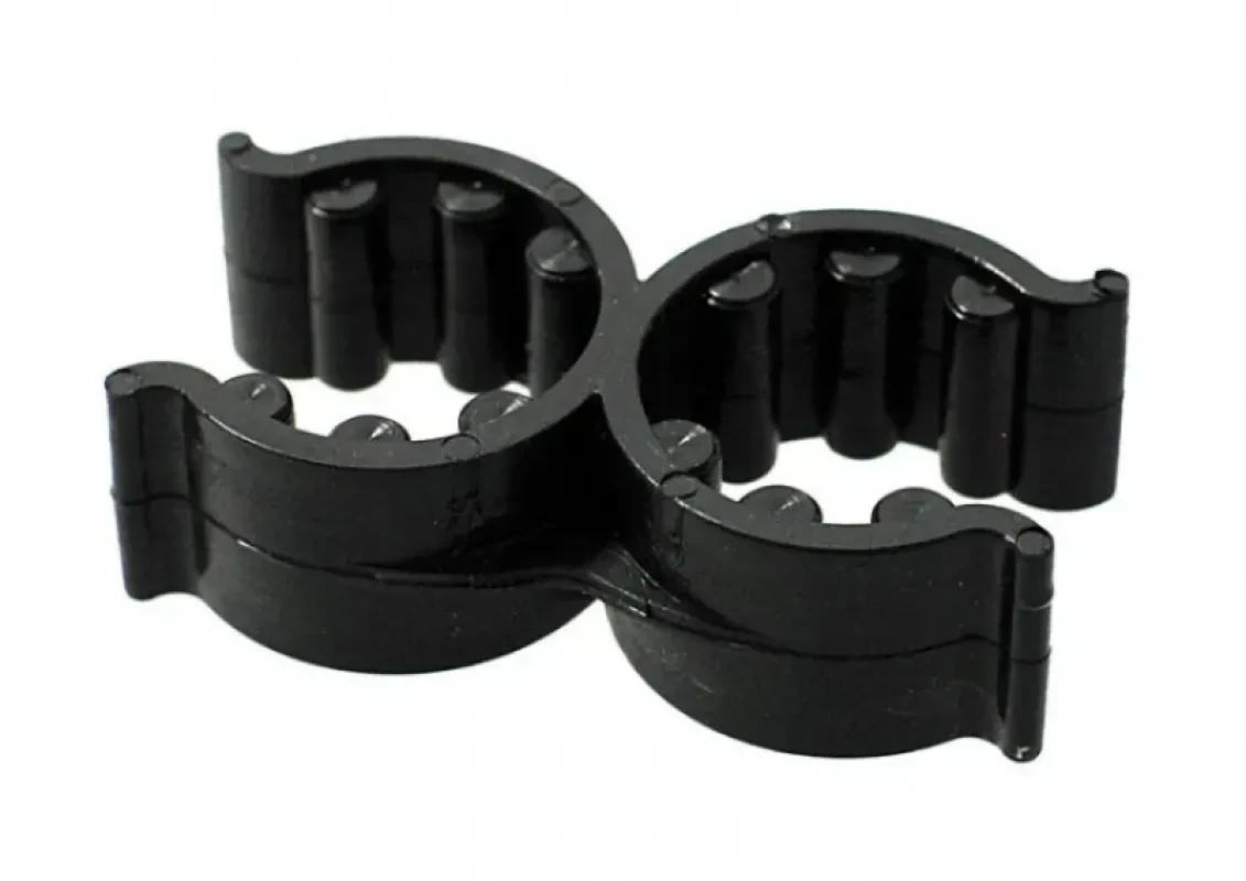 NUOVA RADE Кронштейн для трапов двойной 18/25 мм, пластмасса