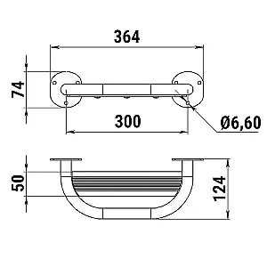 Ступень 300 мм. Ироко 040302T