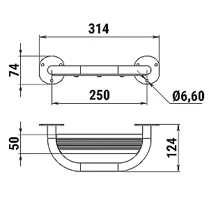 Ступень 250 мм. Ироко 040301T
