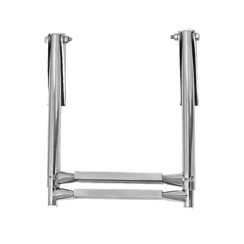 Техномарин Трап телескопический складной, 2 серых ступени (ширина 305 мм.)