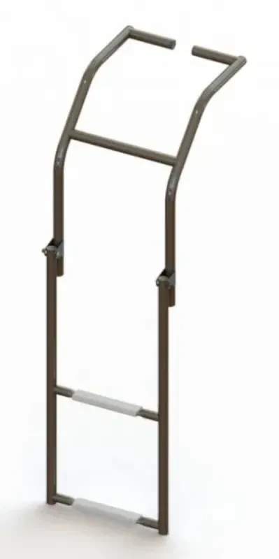 Техномарин Трап складной для надувных лодок, 2 белых ступени (ширина 325 мм.)