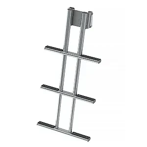 Трап дайверский телескопический быстросъемный, 3 черных ступени (ширина 450мм.) 040185BT