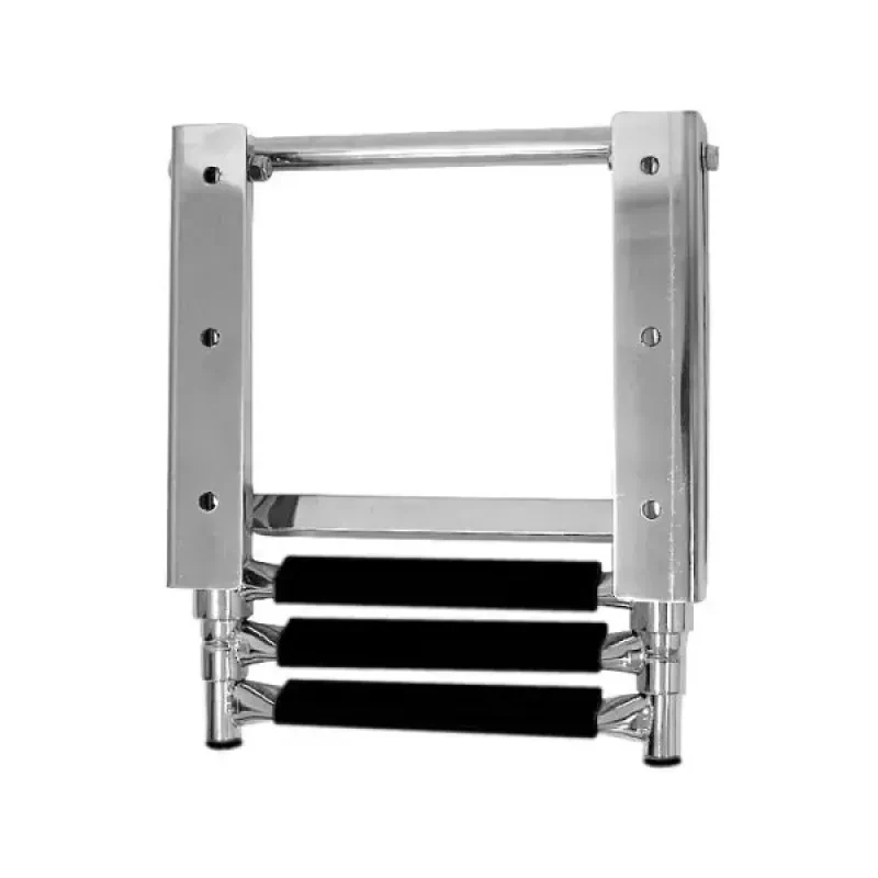 Техномарин Трап телескопический выдвижной, 3 черных ступени (ширина 272 мм.)