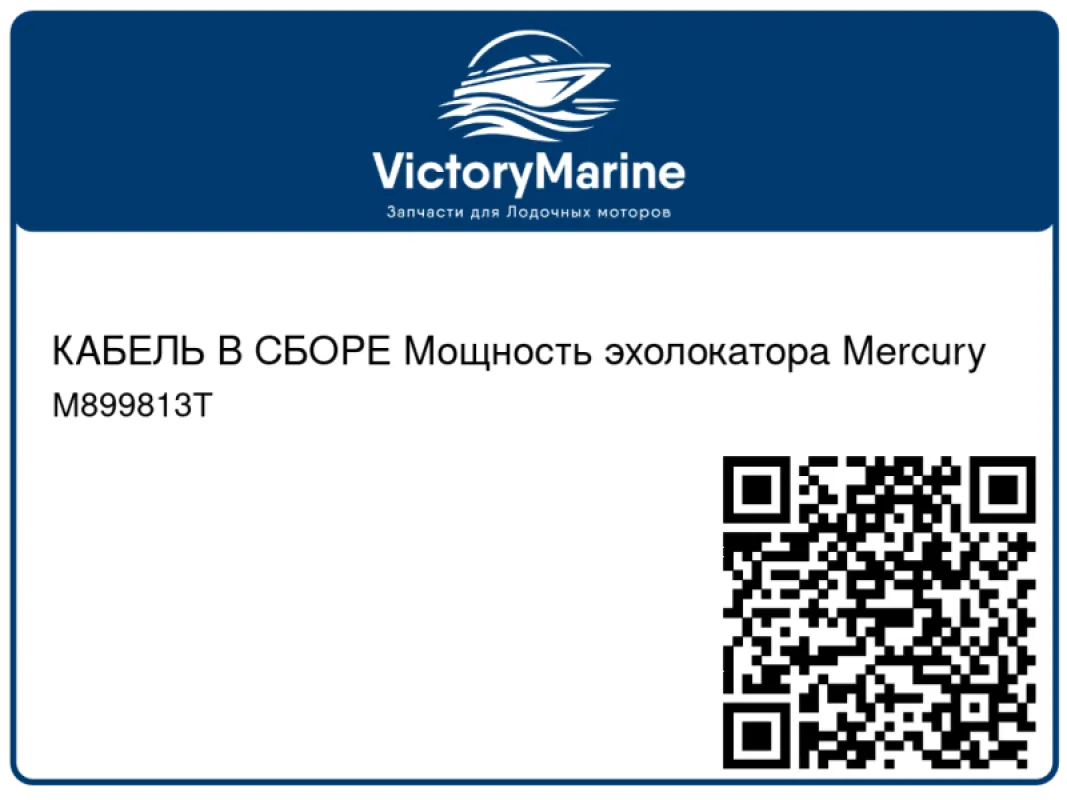 КАБЕЛЬ В СБОРЕ Мощность эхолокатора Mercury