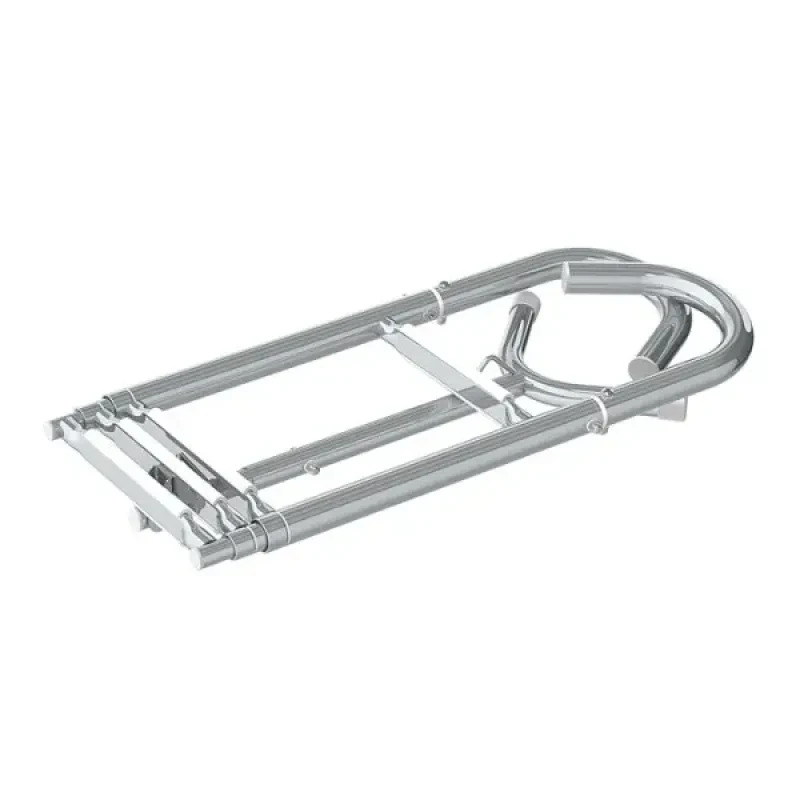 Техномарин Трап телескопический носовой, 4 белых ступени (ширина 260 мм.)