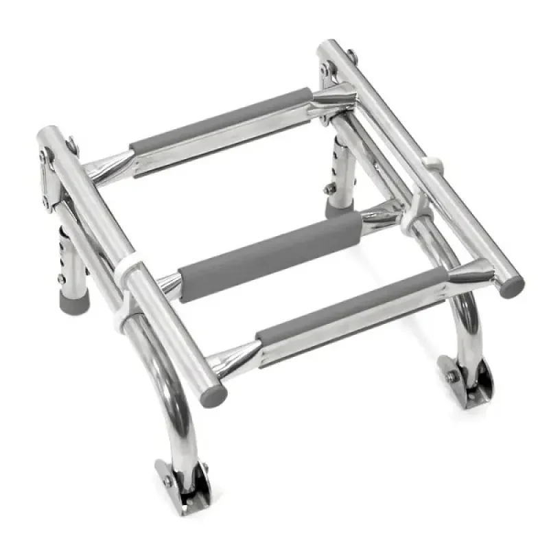 Техномарин Трап складной с вертикальным креплением, 3 серых ступени (ширина 270 мм.)