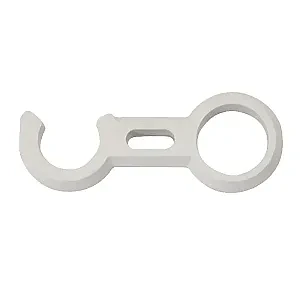 Крючок фиксатор трапа 25мм белый 040546WT