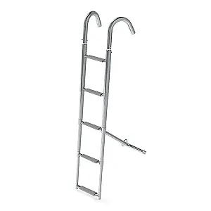 Трап телескопический носовой, 5 серых ступени (ширина 275 мм.) 040108GT