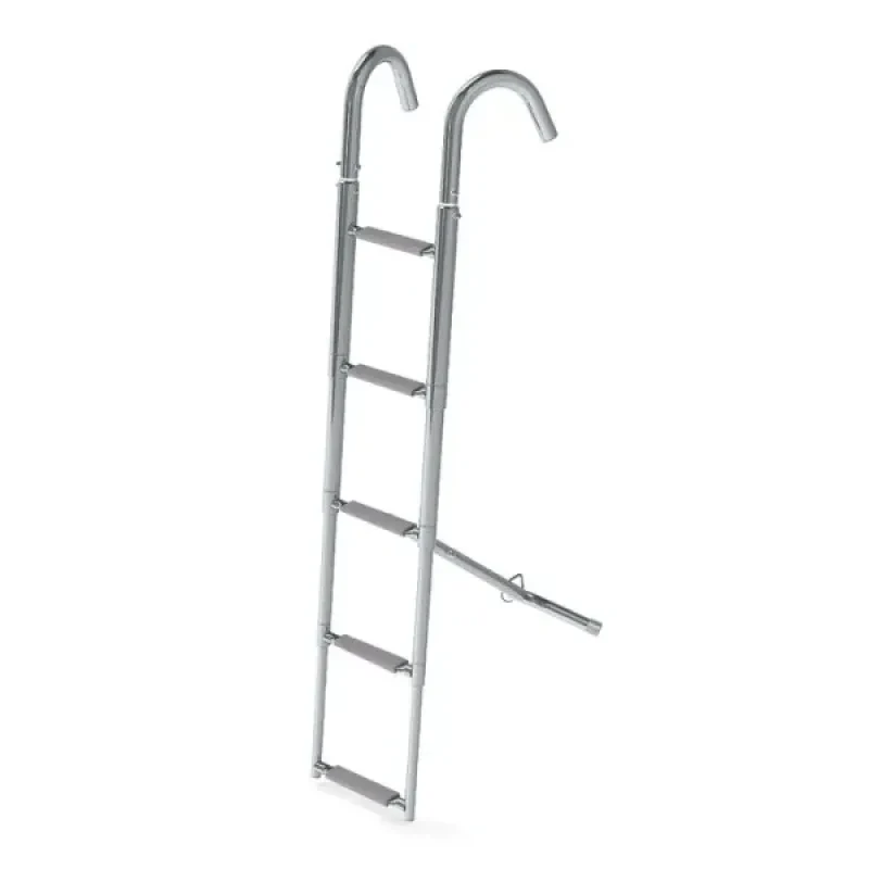 Техномарин Трап телескопический носовой, 5 серых ступени (ширина 275 мм.)