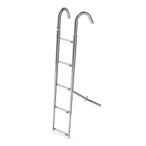 Трап телескопический носовой, 5 белых ступени (ширина 275 мм.) 040108WT