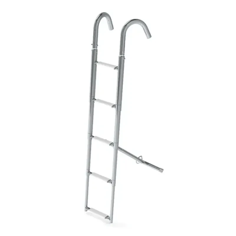 Техномарин Трап телескопический носовой, 5 белых ступени (ширина 275 мм.)