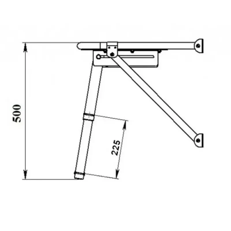 Техномарин Платформа кормовая с трапом 2 ступени серые