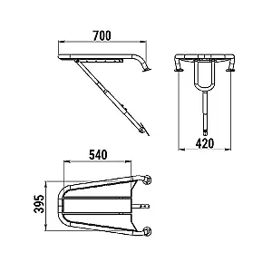 Платформа носовая, ироко 040242T