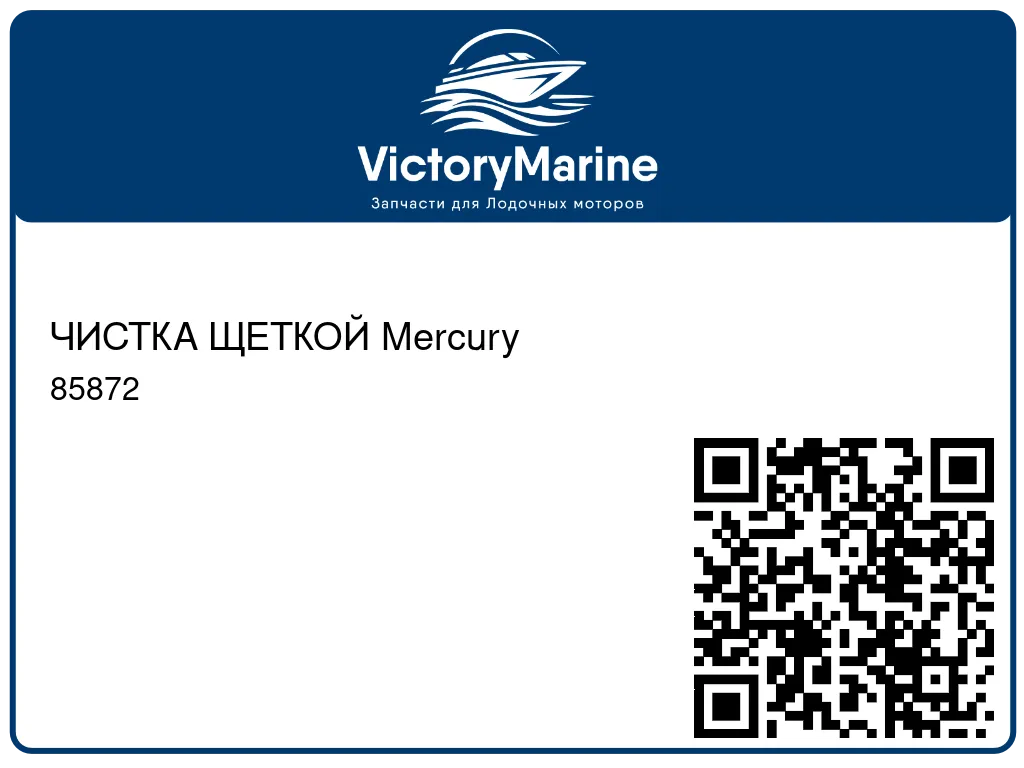 ЧИСТКА ЩЕТКОЙ Mercury 85872
