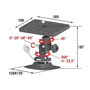 Площадка монтажная на баллон быстросъемная 040566T