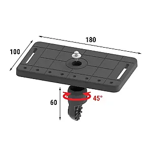 Площадка монтажная 180x100мм 040561T