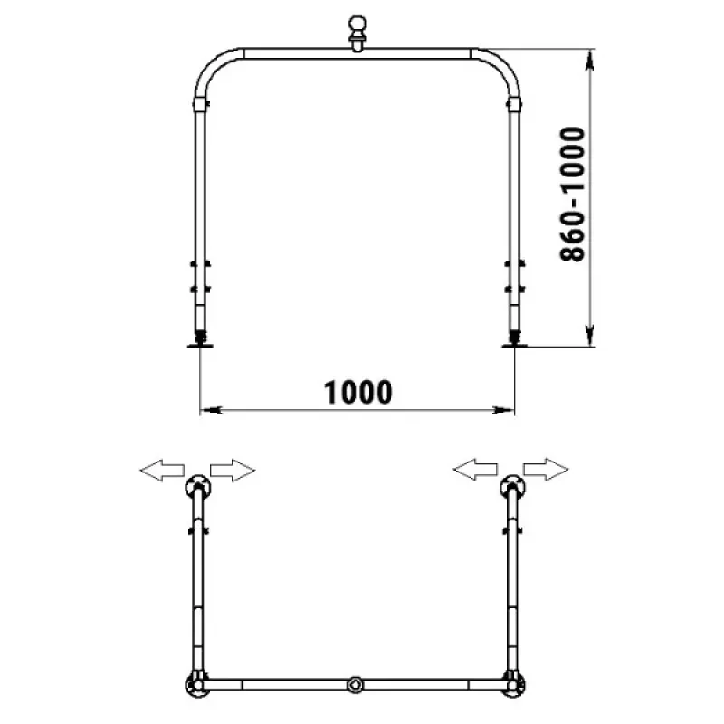 Техномарин Стойка для буксировки лыжника