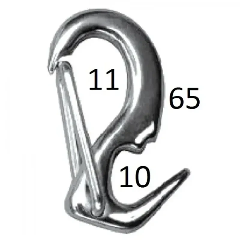 HOMER Карабин-крюк пружинный 65мм