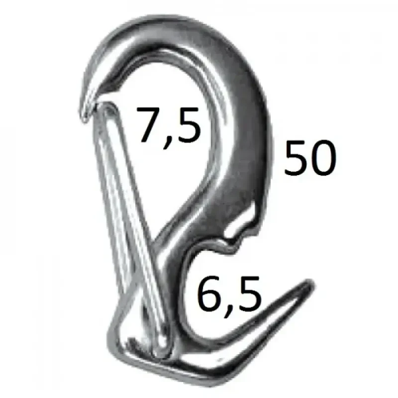 HOMER Карабин-крюк пружинный 50мм