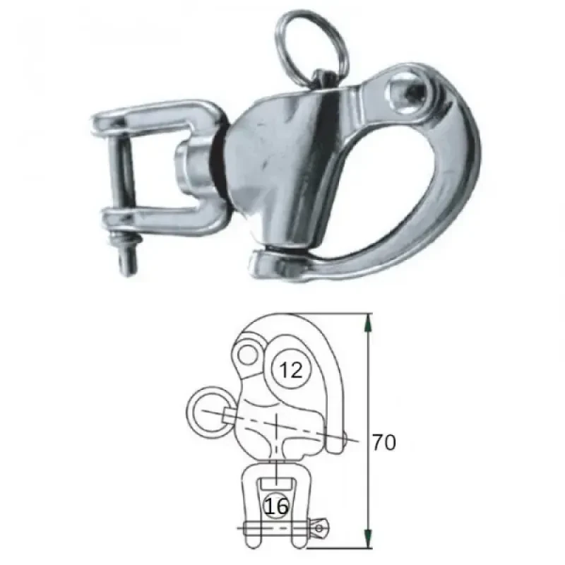 CIM Карабин со скобой 12мм