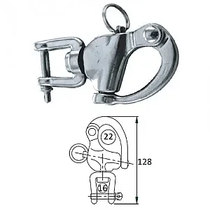 Карабин со скобой 22мм 2425-0122