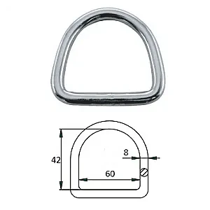 Обушок 8х60 мм 2302-0126