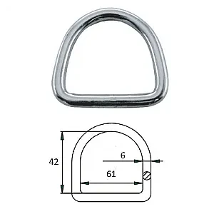 Обушок 6х60 мм 2302-0120