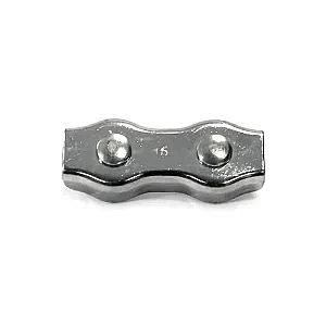 Зажим для тросов двойной нерж.сталь 6 мм. 0906-0106