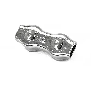 Зажим для тросов двойной нерж.сталь 5 мм. 0906-0105