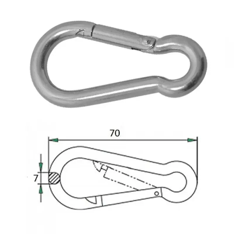 CIM Гак-карабин 7х70мм