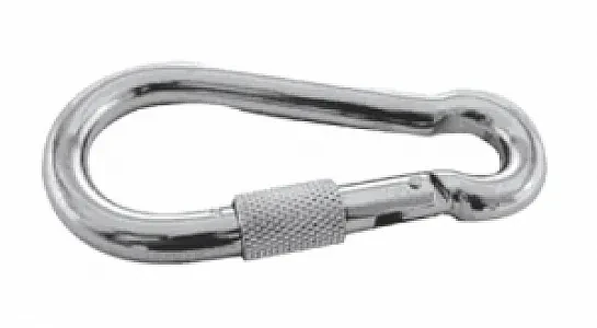 Гак-карабин с винтовым фиксатором 9х90 2603-0109