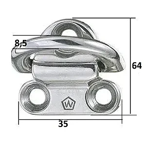 Планка с обушком 8.5мм 003653