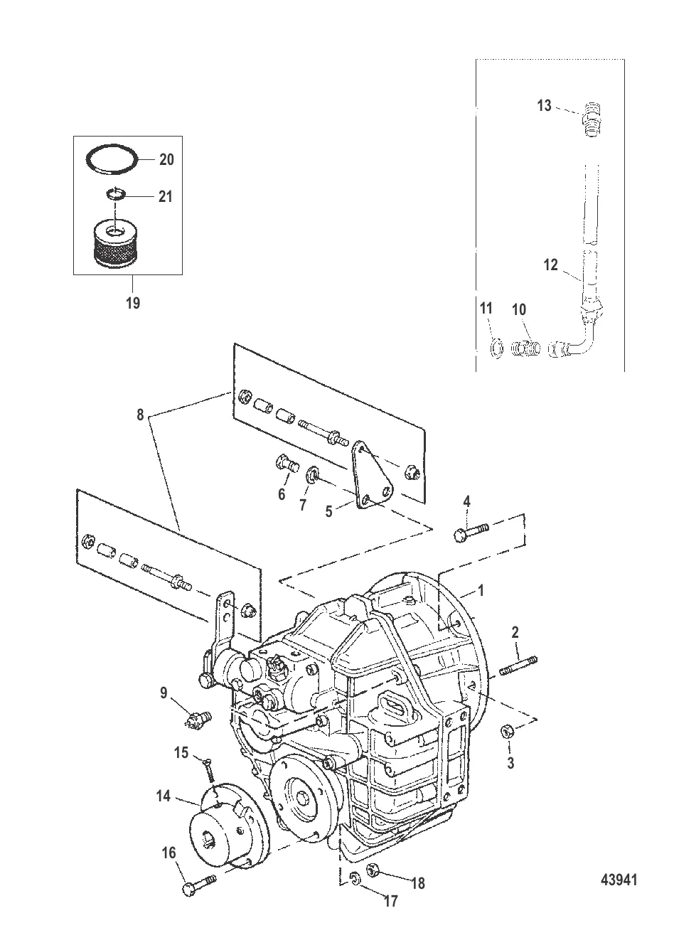 Трансмиссия и связанные детали (Бортовые двигатели)