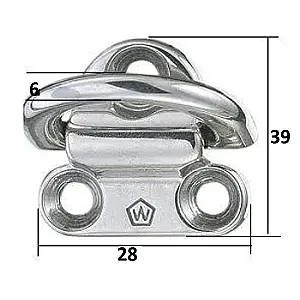 Планка с обушком 6мм 003651