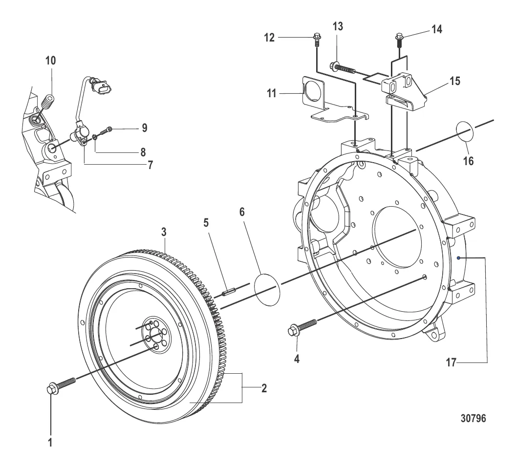 Корпус маховика