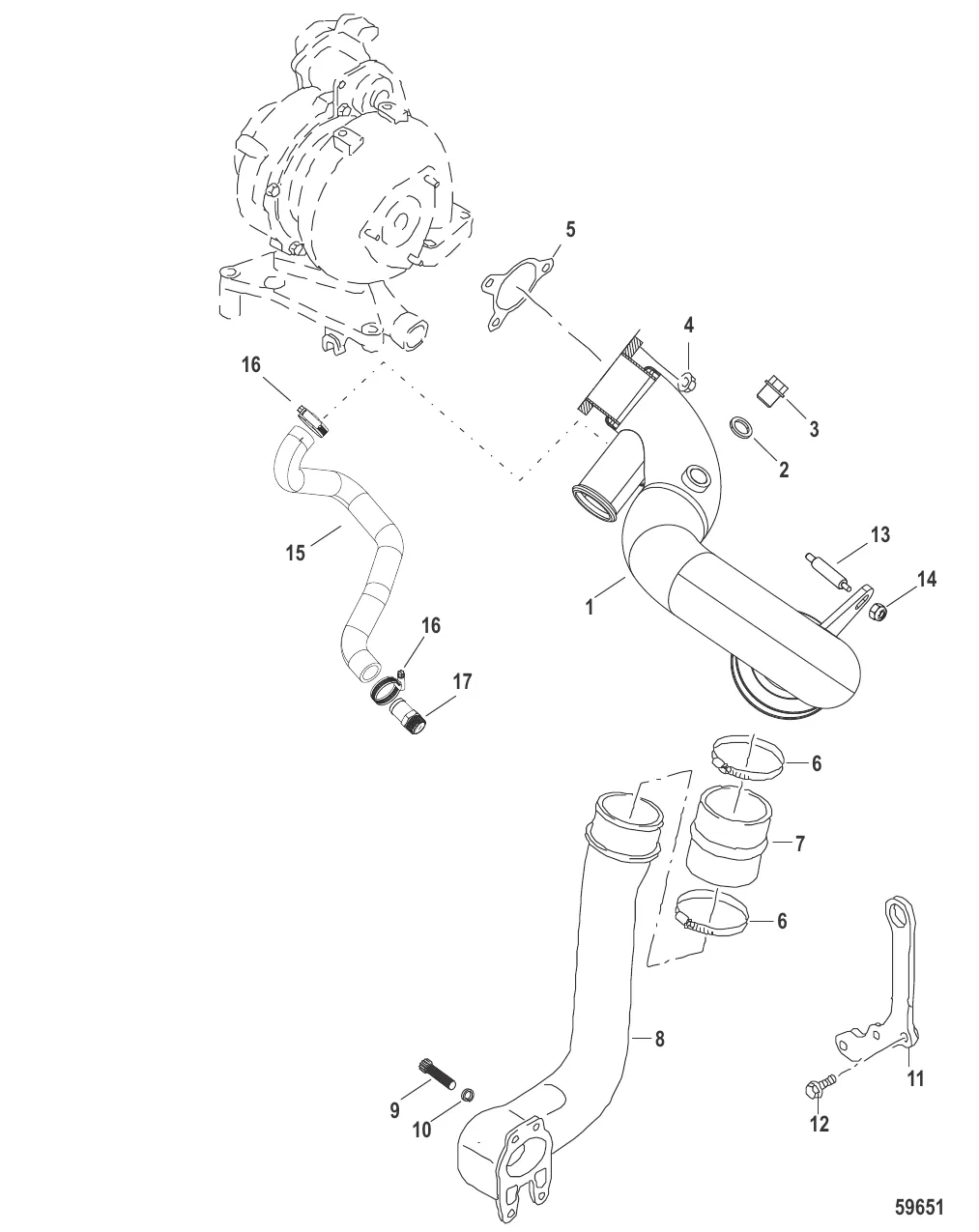 Выхлопная труба Поворотно-откидная колонка