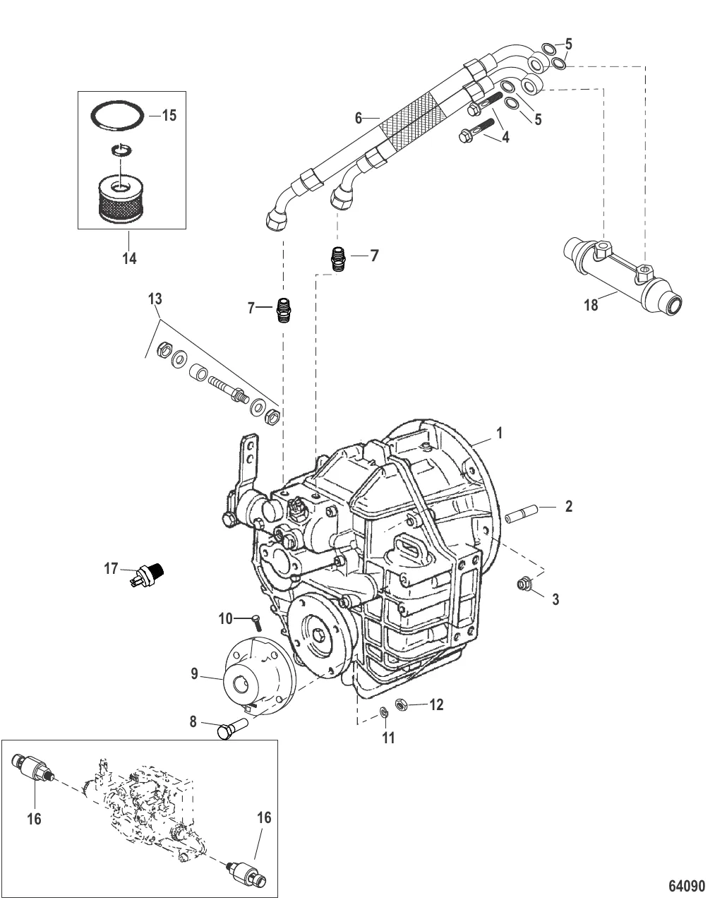 Трансмиссия и связанные детали (63, 63A и 63IV DTS)